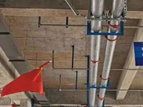 方正管廊支架的安装方法